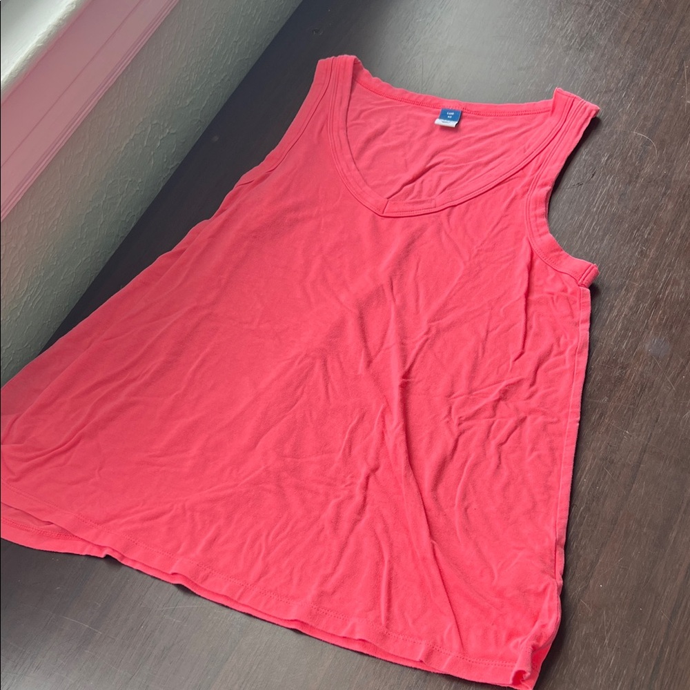 Old Navy Bright Pink Luxe Tank Top size XS